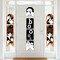 Big Dot of Happiness Spooky Ghost - Hanging Vertical Paper Door Banners - Halloween Party Wall Decoration Kit - Indoor Door Decor